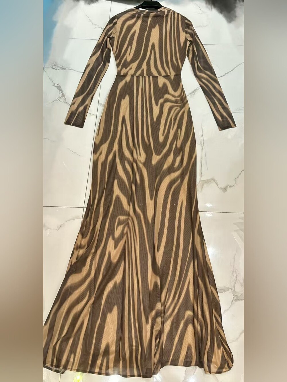 Suboo Sable Long Sleeve Flared Maxi Dress - Picture 7 of 12